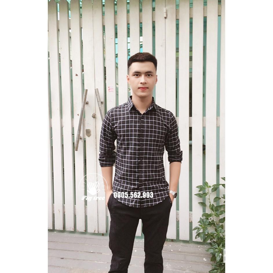 Áo sơ mi nam 134 chuẩn men form body phong cách Hàn Quốc