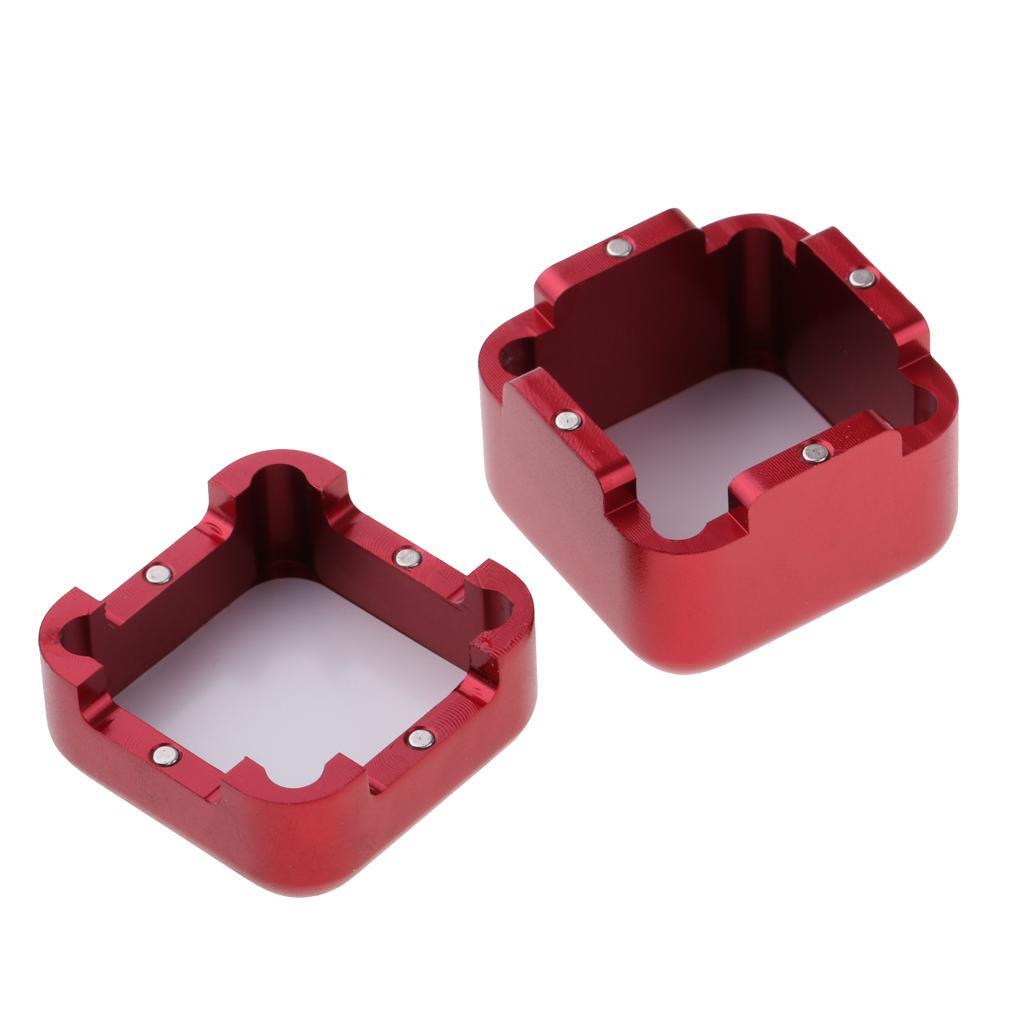 Pack of 2 Aluminum  Snooker Billiard Chalk Holder, Cue Table Accessories
