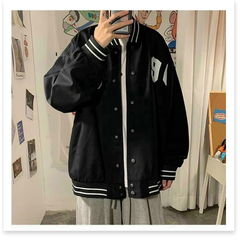 Áo Khoác Dù Kiểu Bomber 2 lớp in Số 8092 Ngầu B.By