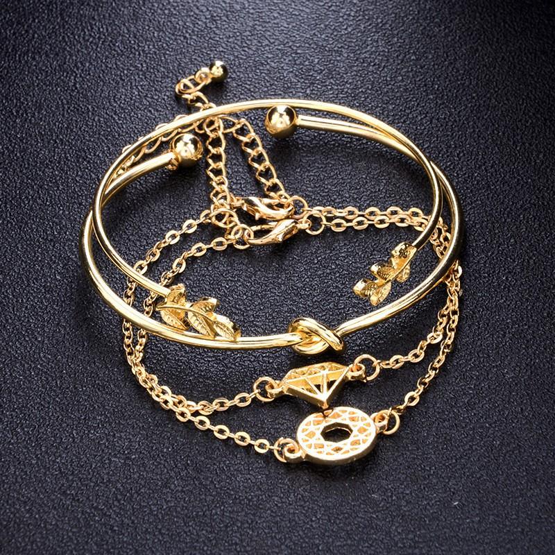 Bộ 4 vòng tay thời trang thiết kế phong cách Hàn Quốc giá rẻ - Vòng đeo tay VT07