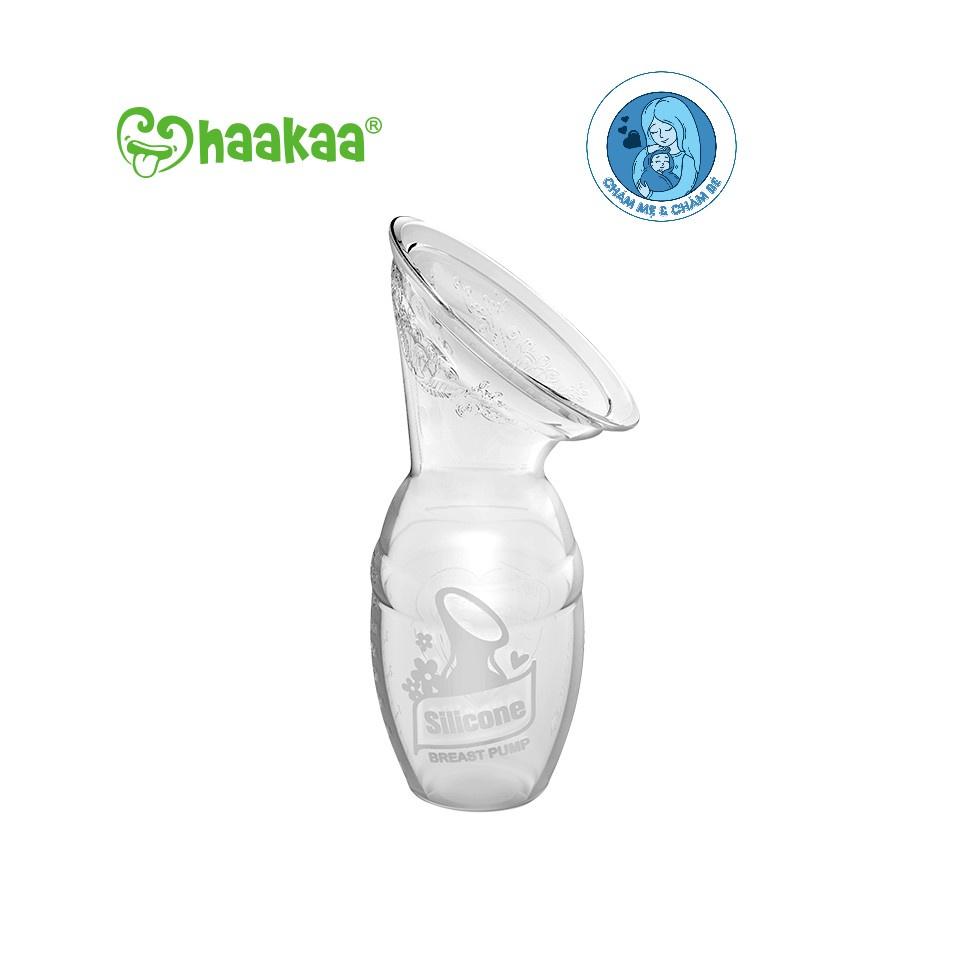 Cốc hứng sữa silicone Gen.1 Haakaa 100ml - Cốc hút sữa rảnh tay