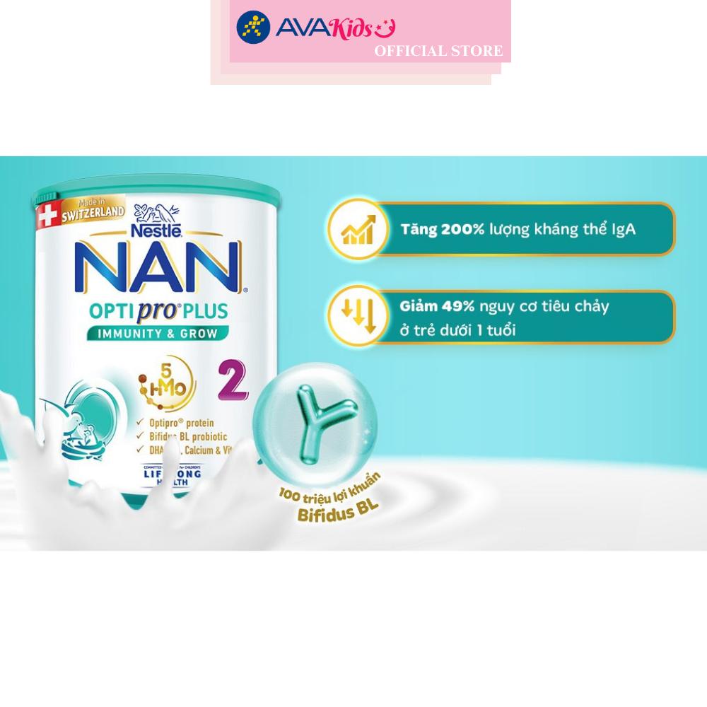 Sữa bột NAN Optipro Plus số 2 800g (6 - 12 tháng)