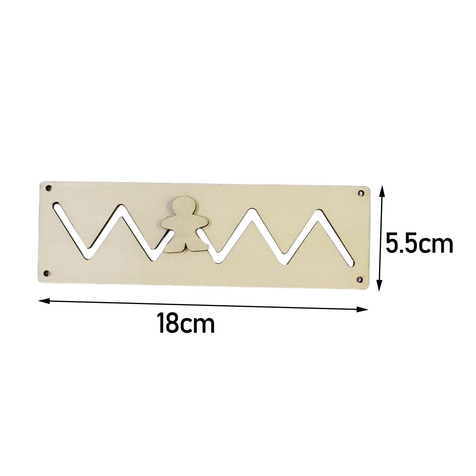 Child Busy Board DIY Parts Slide Track Developmental Toy Cognition Game