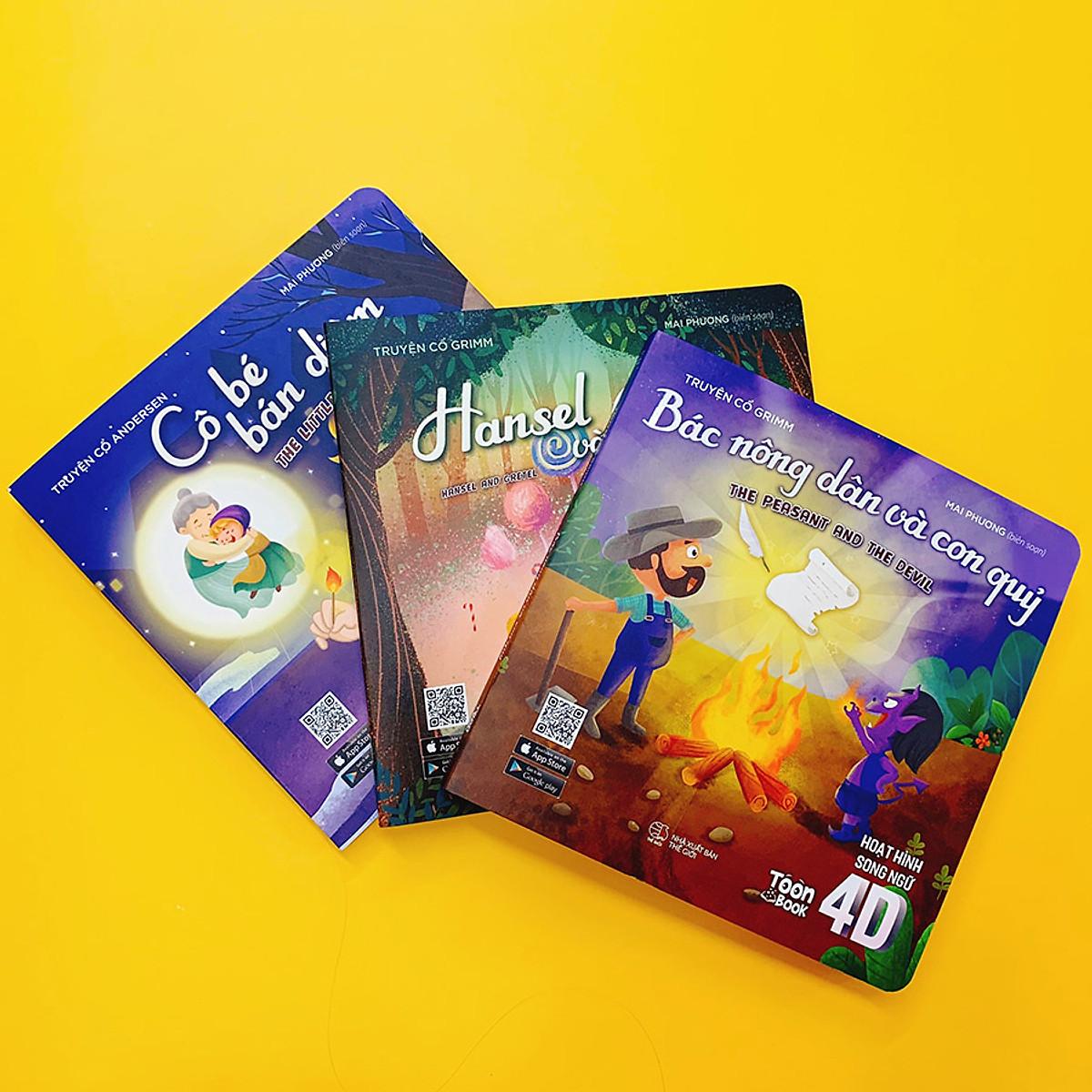 Combo ”Đốm Lửa Diệu Kỳ”: Hansel Và Gretel - Cô Bé Bán Diêm - Bác Nông Dân Và Con Quỷ - Bản Quyền