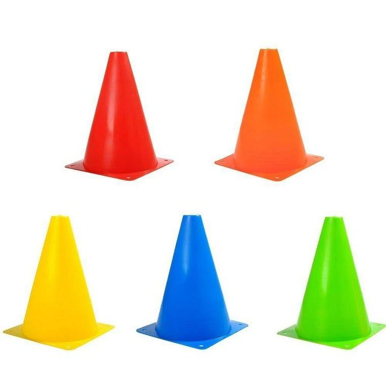 Cone nhựa dùng trong tập luyện bóng đá 23cm Sodex Sport S12505