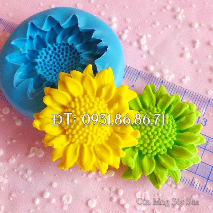 Khuôn silicon hoa hướng dương - Mã số 1348