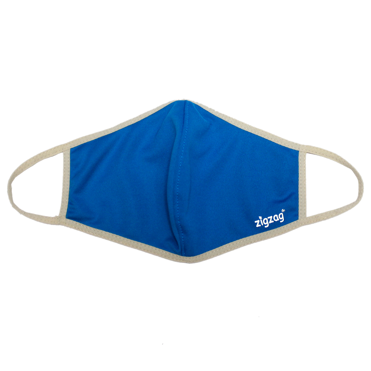 Khẩu trang chống nắng 2 lớp UPF50+ Zigzag MAS010 - M - Xanh da trời
