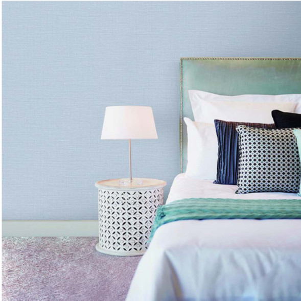 Cuộn 5m Decal Giấy Dán Tường màu xanh dương nhạt nhám