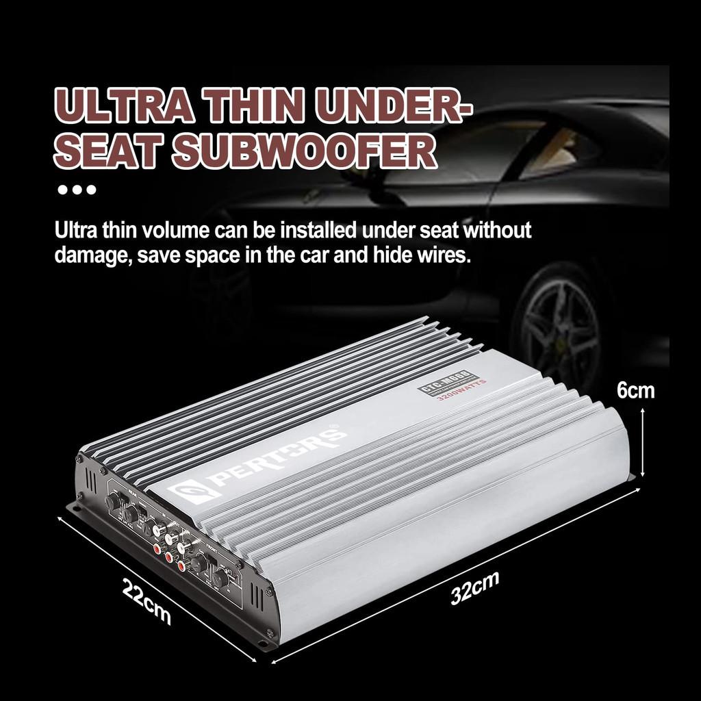 Bộ Khuếch Đại Âm Thanh DSP Q Pertors M668 - 4 Kênh Công Suất Cao 12V 3200W Dành Cho Xe Hơi