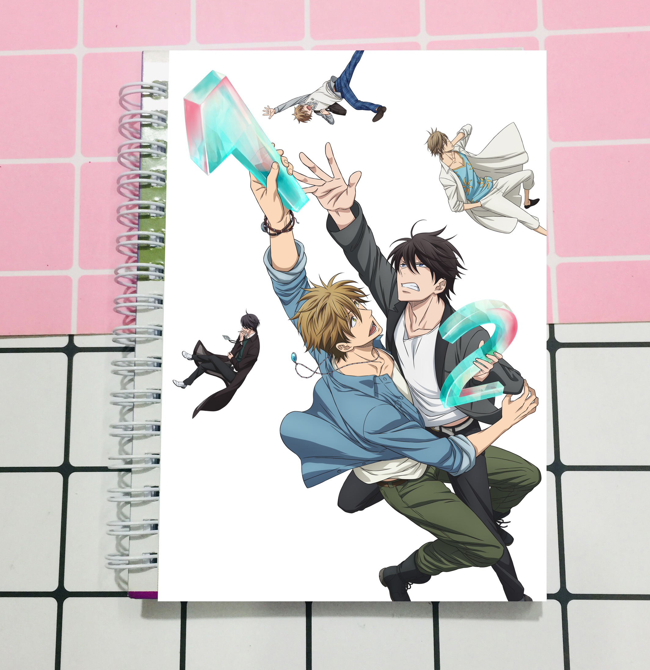 Combo 2 Sổ gáy xoắn Dakaretai Otoko nhiều mẫu khác nhau ngẫu nhiên