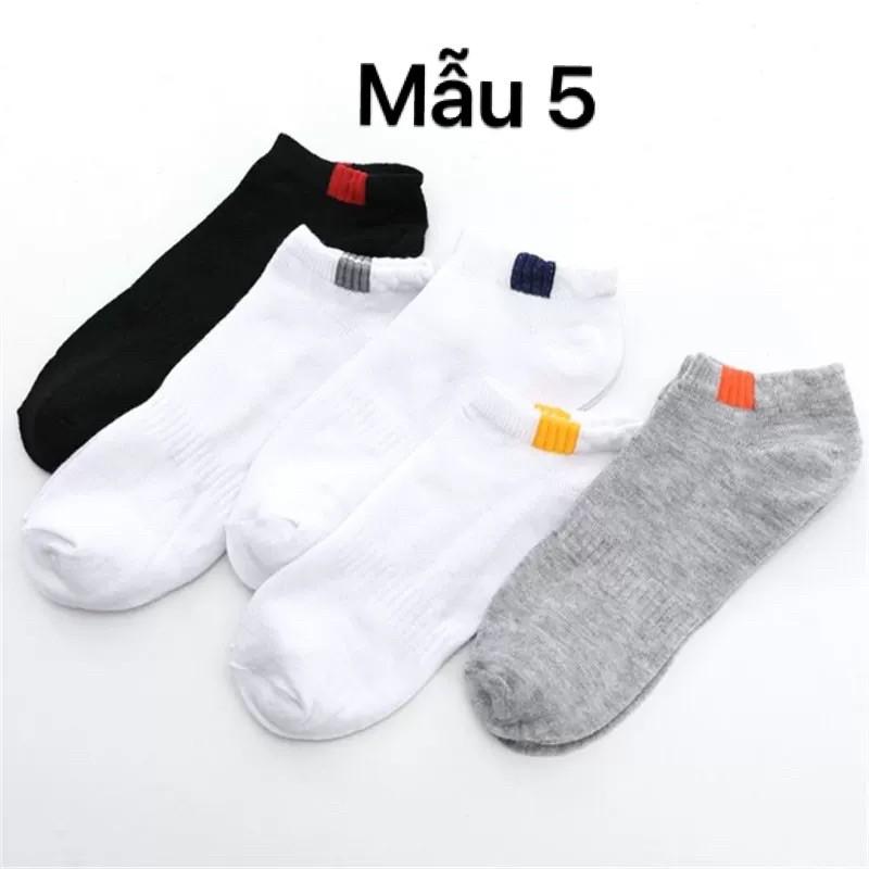 COMBO 5 Đôi Tất Nam cổ ngắn đơn giản