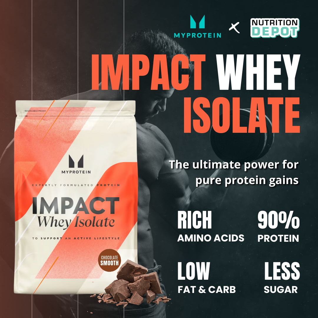 Sữa tăng cơ Impact Whey Isolate Myprotein 1kg (40 lần dùng) -  Nutrition Depot