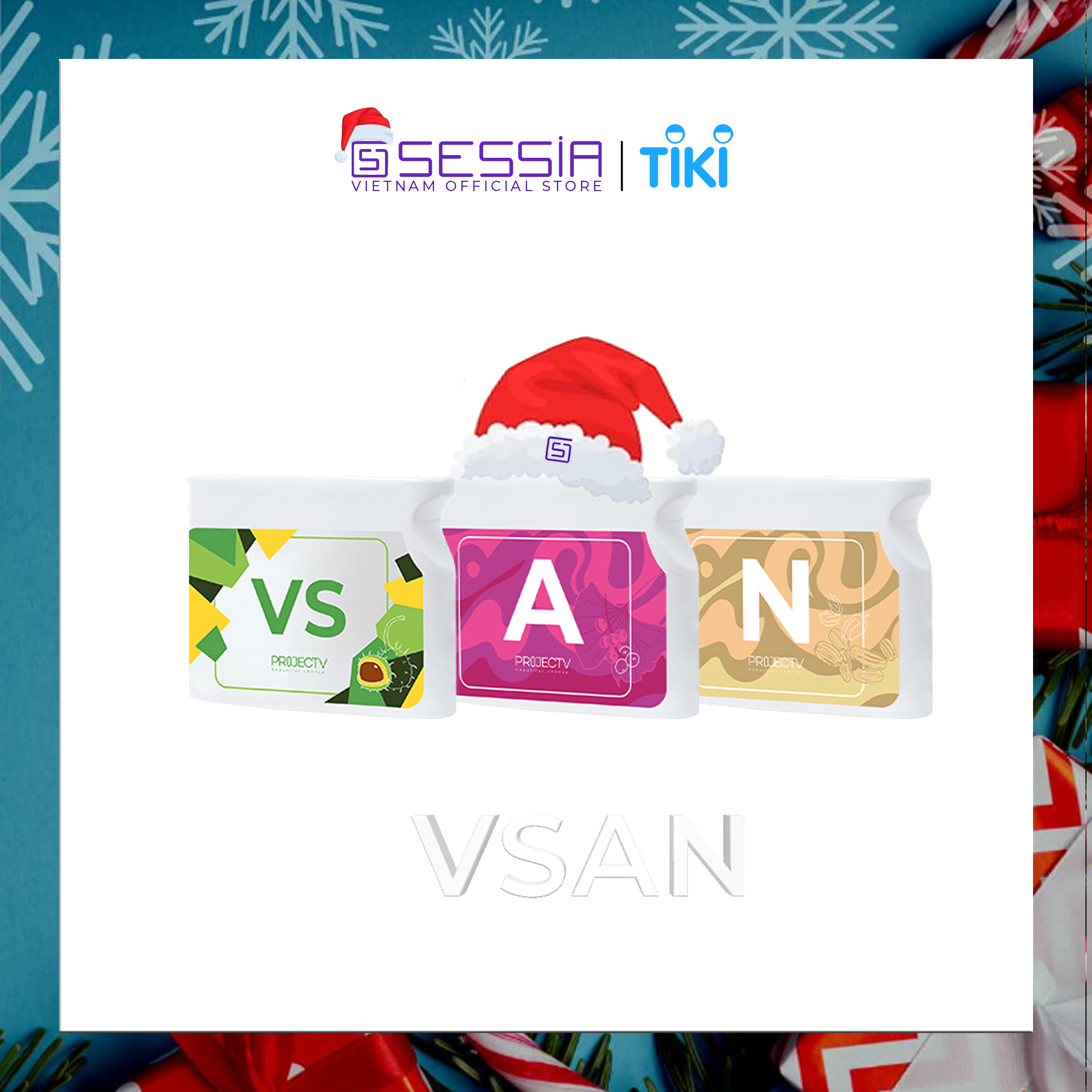 [VOUCHER 220K] Thực Phẩm Sức Khoẻ VS+A+N | V Alphabet - Điều hòa huyết áp, Giảm đau chân, Chống nhiễm trùng hệ thống sinh dục - PROJECT V - Xuất xứ Pháp, Hàng Chính Hãng