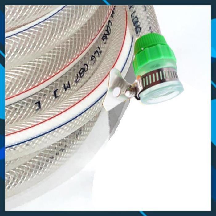 Vòi Xịt️ Bộ dây vòi xịt nước rửa xe, tưới cây , tăng áp 3 lần, loại 7m, 10m 206319 cút sập, nối PE