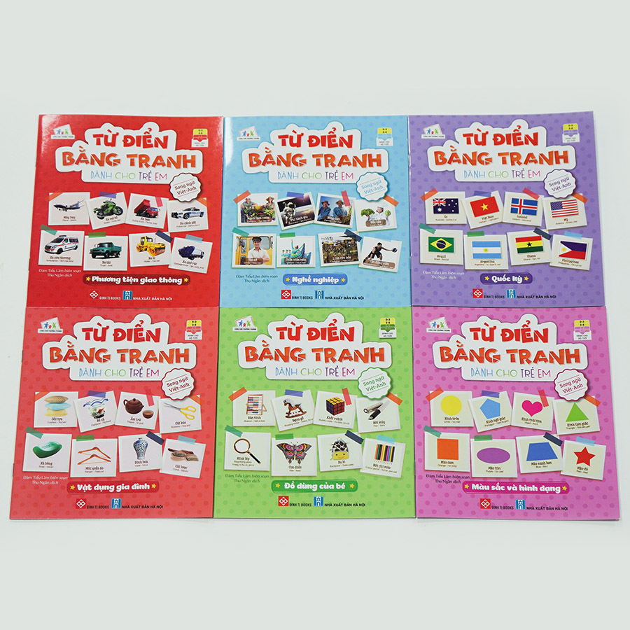 Combo 2 : Từ điển bằng tranh dành cho trẻ em