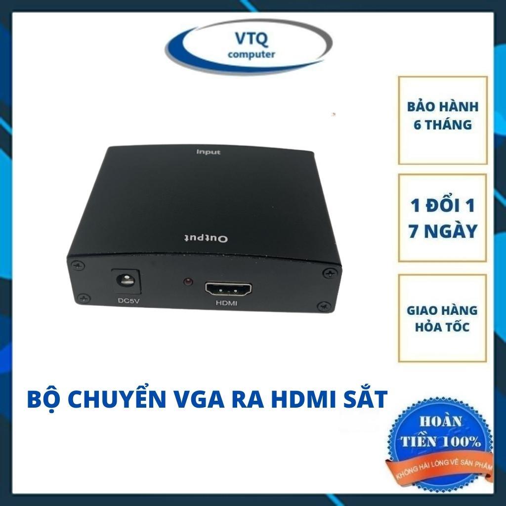 Bộ chuyển VGA to HDMI sắt, bộ chuyển vga ra hdmi sắt chất lượng cao