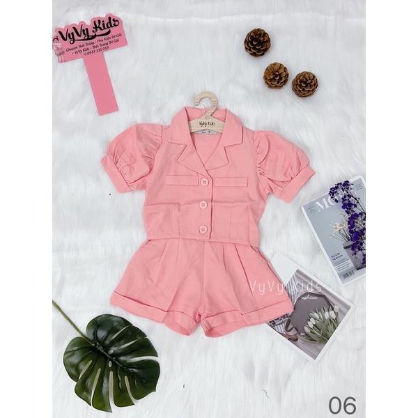 Set vest cho bé gái thời trang