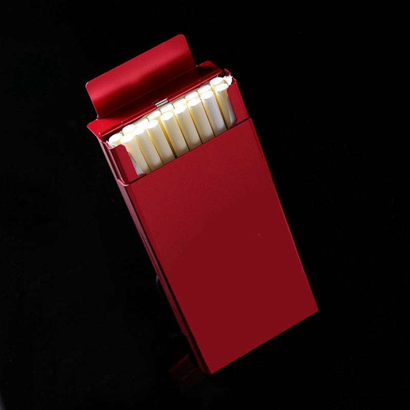 Hộp Đựng Thuốc 20Đ Dài Slim Nắp Trượt Kim Loại Nhiều Màu