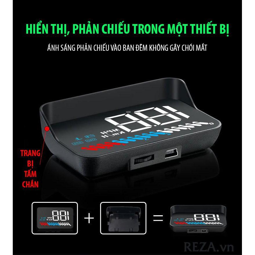 Bộ Hiển Thị Và Cảnh Báo Tốc Độ Lên Kính Lái Xe Hơi HUD M7