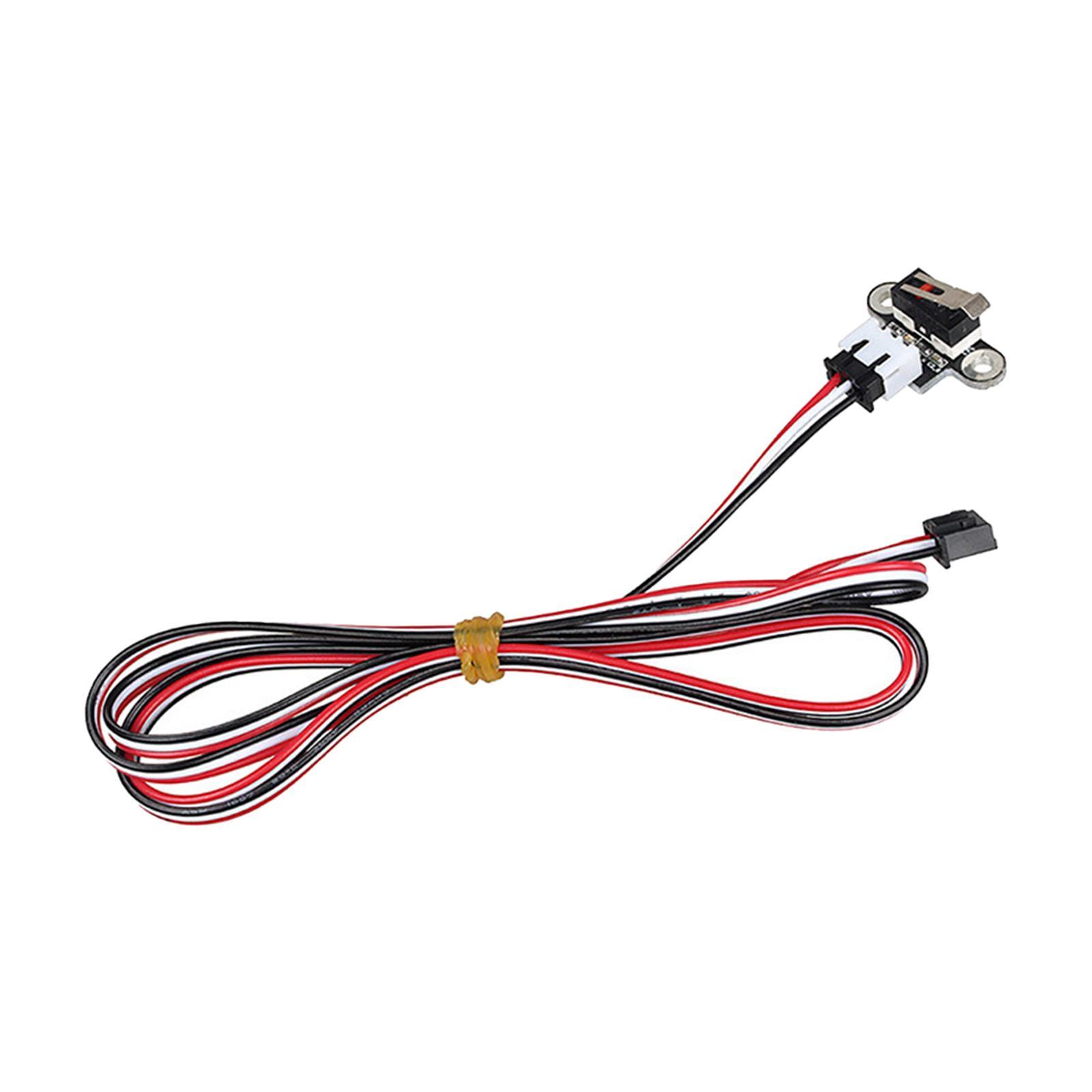 Mechanical Limit Switch Module with 1M Cable, Endstop Switch, with Indicator Replacement Parts, 3D Printer Parts 3Pin for Ramps 1.4 Accessories