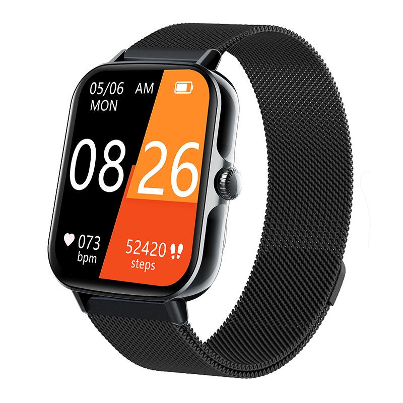 Vận Chuyển Nhanh Mới F107 Đồng Hồ Thông Minh Cuộc Gọi Bluetooth Nhịp Tim Nhiệt Độ Cơ Thể Lượng Calo Đo Quãng Đường Đi Đồng Hồ Thể Thao Vòng Tay Thông Minh