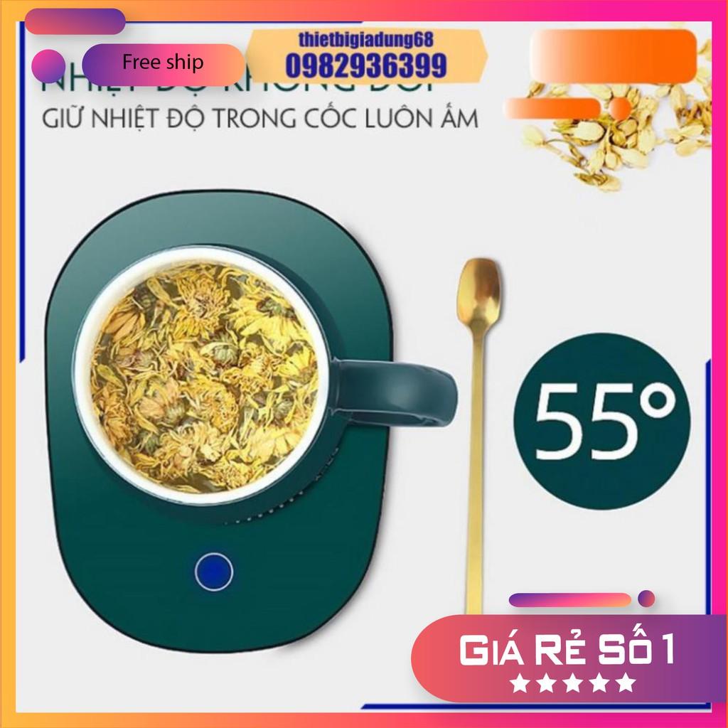 Cốc Hâm Nóng Đồ Uống Kèm Đế Giữ Nhiệt – Cốc Làm Nóng Đồ Uống Đa Năng - Cốc Hâm Nóng Lucky