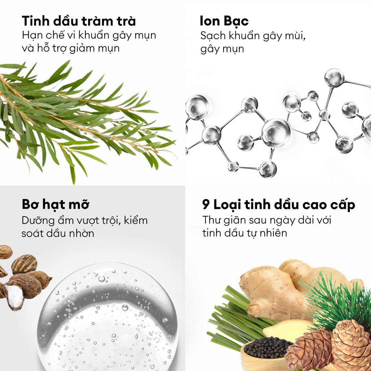 Bộ đôi làm sạch từ đầu đến chân Men Stay Simplicity Cleansing Combo: Sữa rửa mặt 100g và Sữa tắm tinh dầu cho nam 500ml