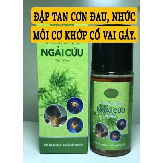 50ml Tinh dầu ngải cứu xoa bóp dạ thảo liên