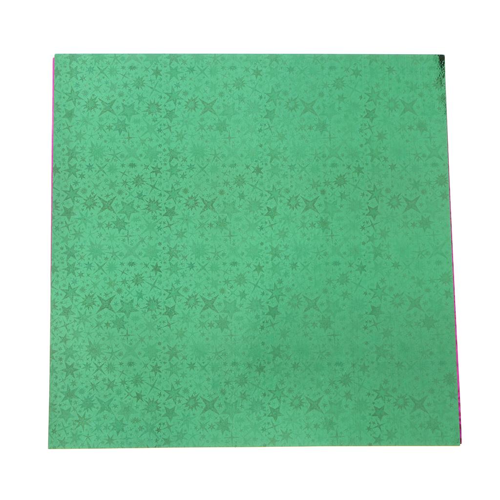 Colorful Folding Hologram Origami Paper for Kids DIY Craft 50pcs 15x15cm
