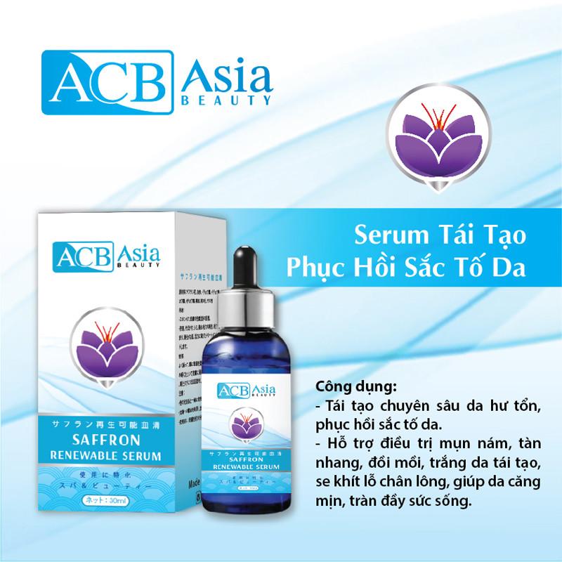 Serum Giúp Tái Tạo – Phục Hồi Trắng Da  - ACB ASIA BEAUTY 30ml