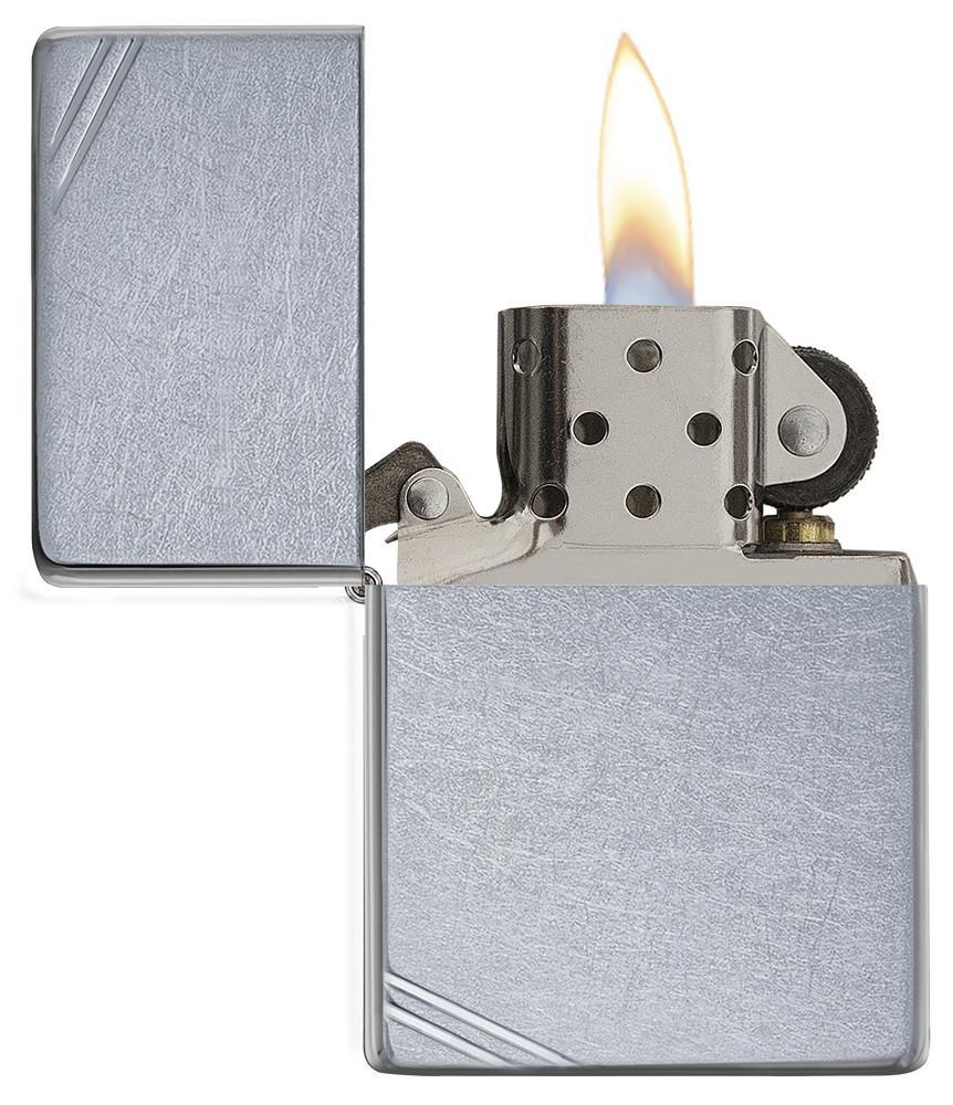 Bật Lửa Zippo Street Chrome Vintage with Slashes 267