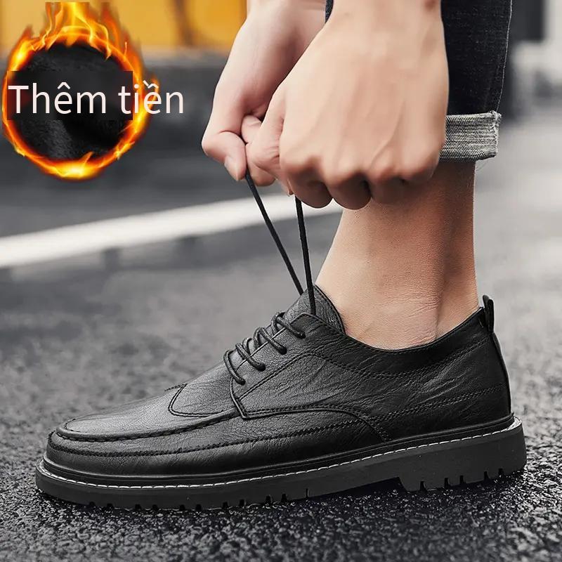 Đảm bảo chất lượng giày da ngoài trời đôi giày phù hợp với giày lưới màu đỏ giày làm việc khử mùi
