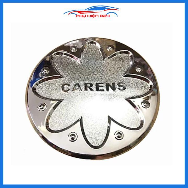 Ốp nắp bình xăng Carens mạ crom chống trầy trang trí ô tô