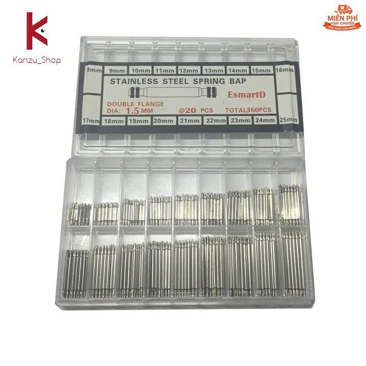 Bộ 360 cây chốt đồng hồ cao cấp