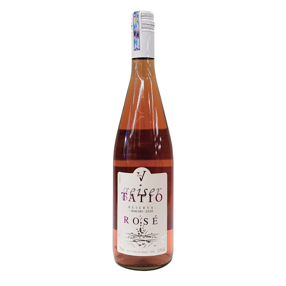 Rượu Vang Hồng San Vicente Geiser Tatio Rose Reserva 750ml 13% - Chile - Hàng Chính Hãng