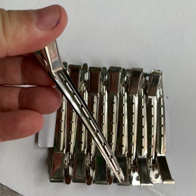 Kẹp vịt tạo hình tóc inox loại 1 GiangPKC chiều dài 8,5cm