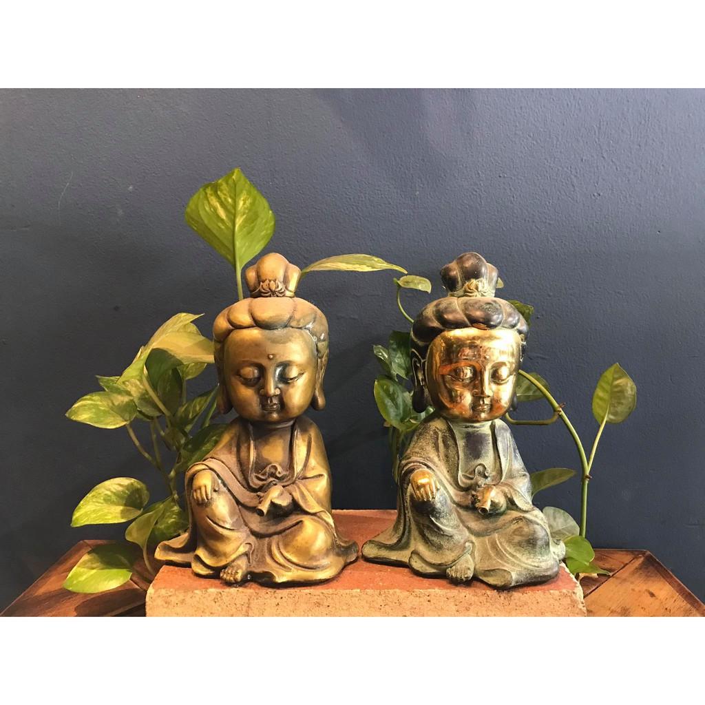 Tượng Phật Quan Thế Âm Bồ Tát bằng đồng Chibi