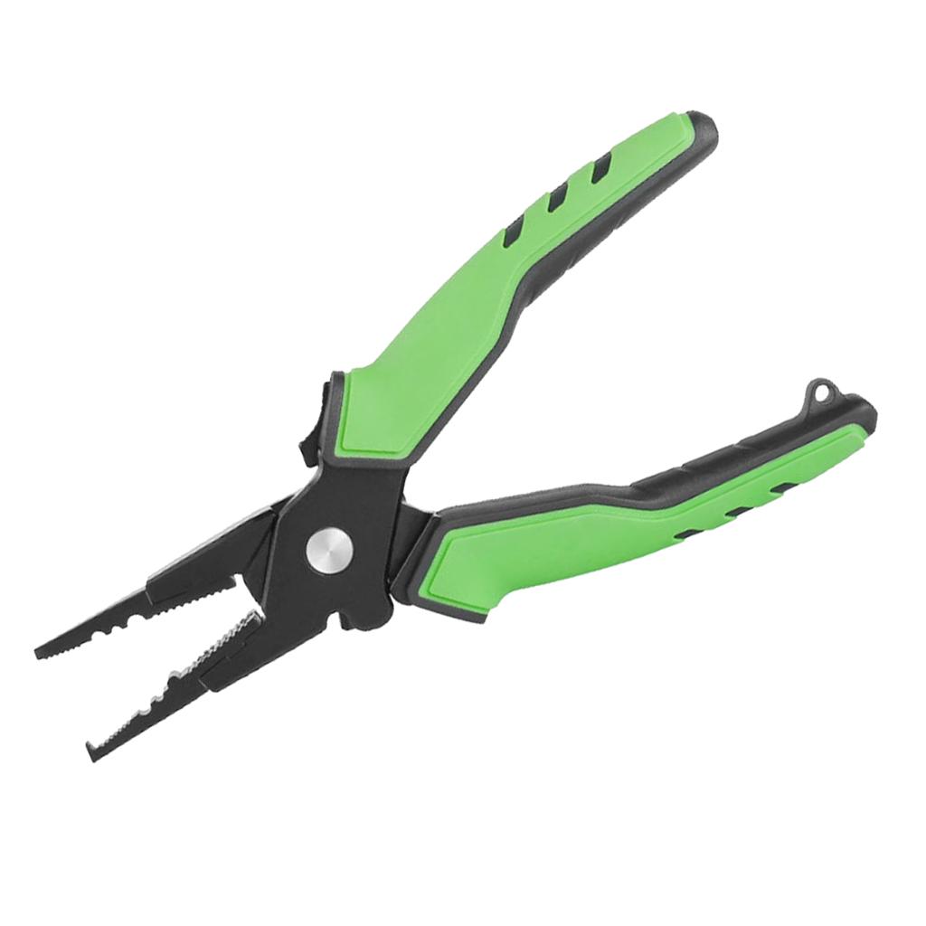 Portable Fish Lip Grabber Gripper Grip Tool Aluminum Fishing Pliers Fish Holder