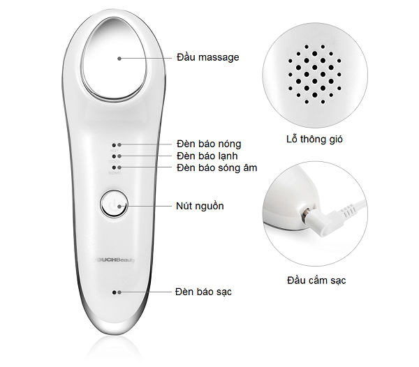 Máy massage nóng lanh TouchBeauty TB1389 cho mắt và mặt