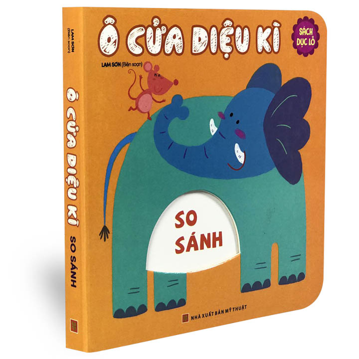 Sách Đục Lỗ: Ô Cửa Kì Diệu - Nhận Biết Hình Dạng + Màu Sắc + Số Đếm + So Sánh