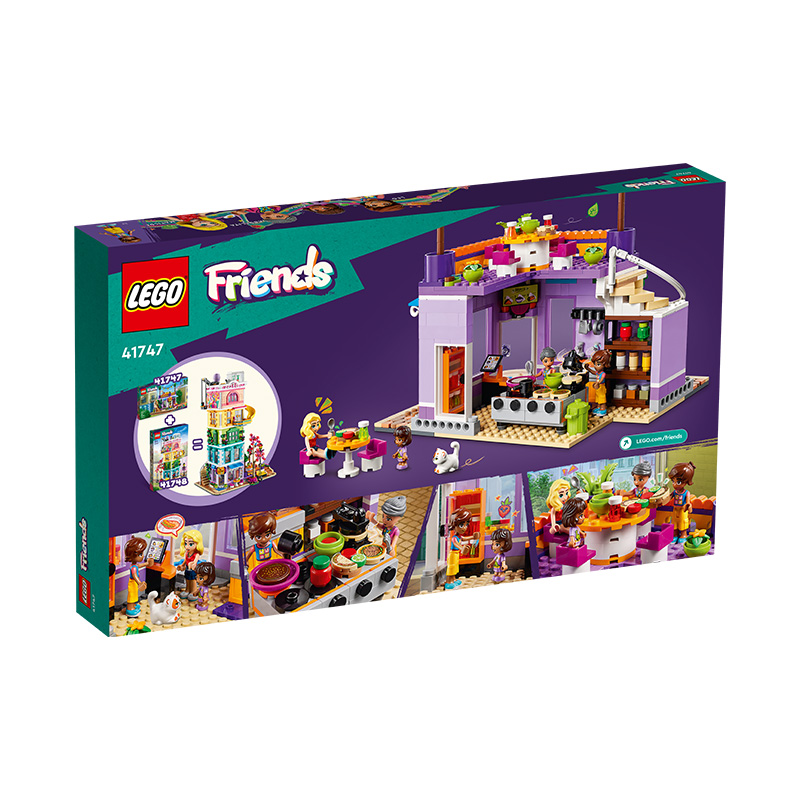 Đồ Chơi Lắp Ráp Tiệm Ăn Trung Tâm Thành Phố Heartlake Lego Friends 41747 (695 chi tiết)