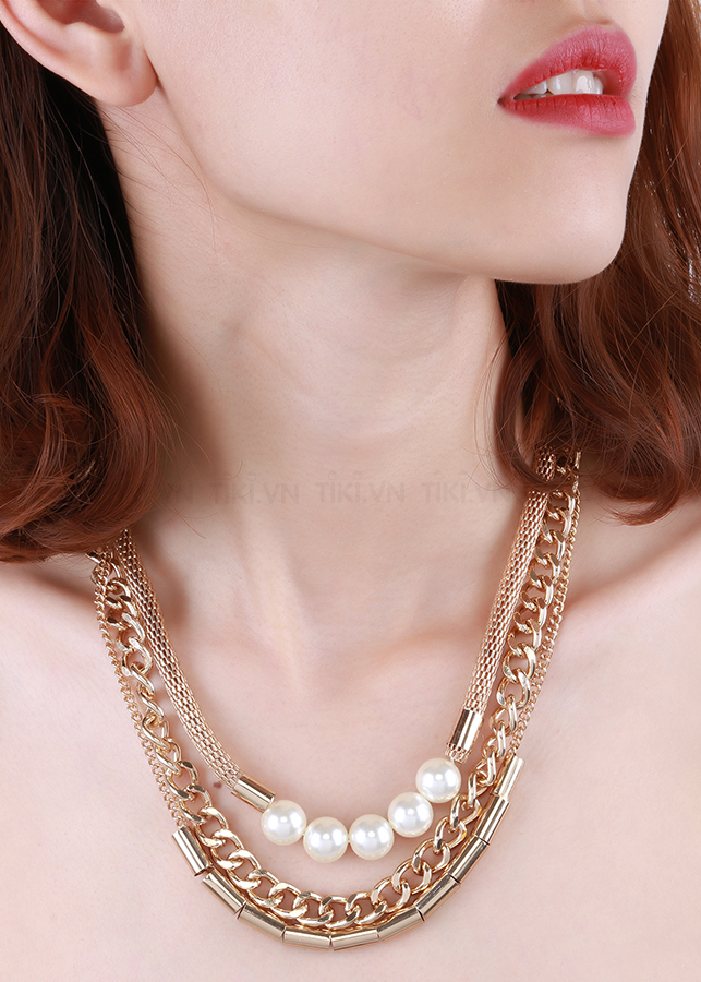 Dây Chuyền Nữ Xi Vàng 18K TS24H DC2556