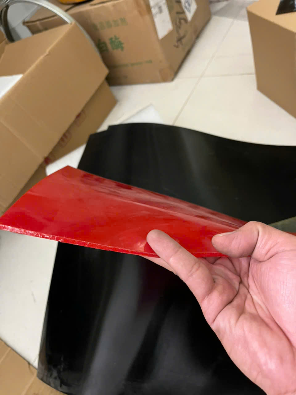 Tấm nhựa PU, Bảng PU đàn hồi hấp thụ lực chịu dầu