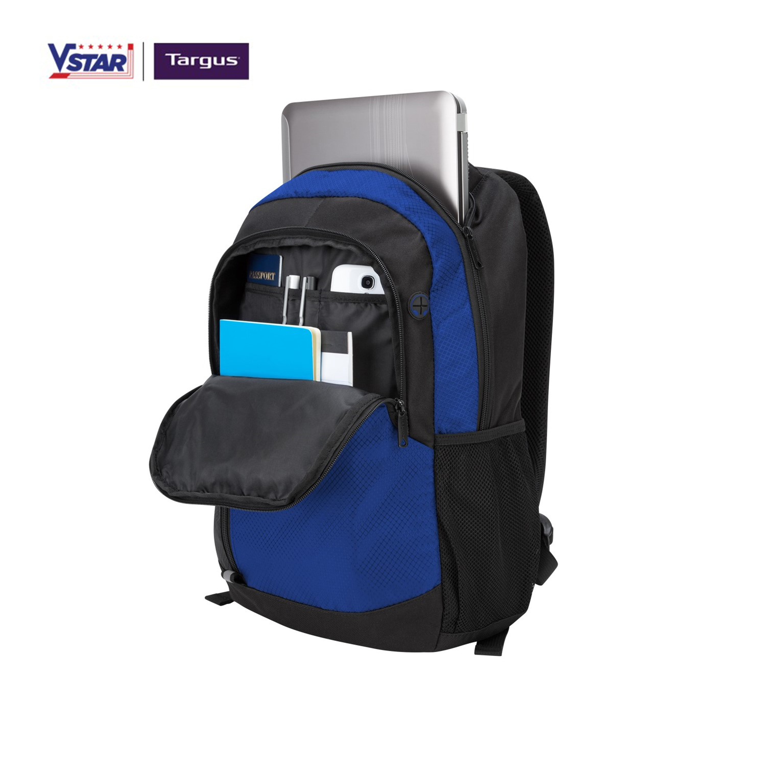 Balo Laptop Targus 15.6 inch Sport Backpack (Blue) - Hàng chính hãng
