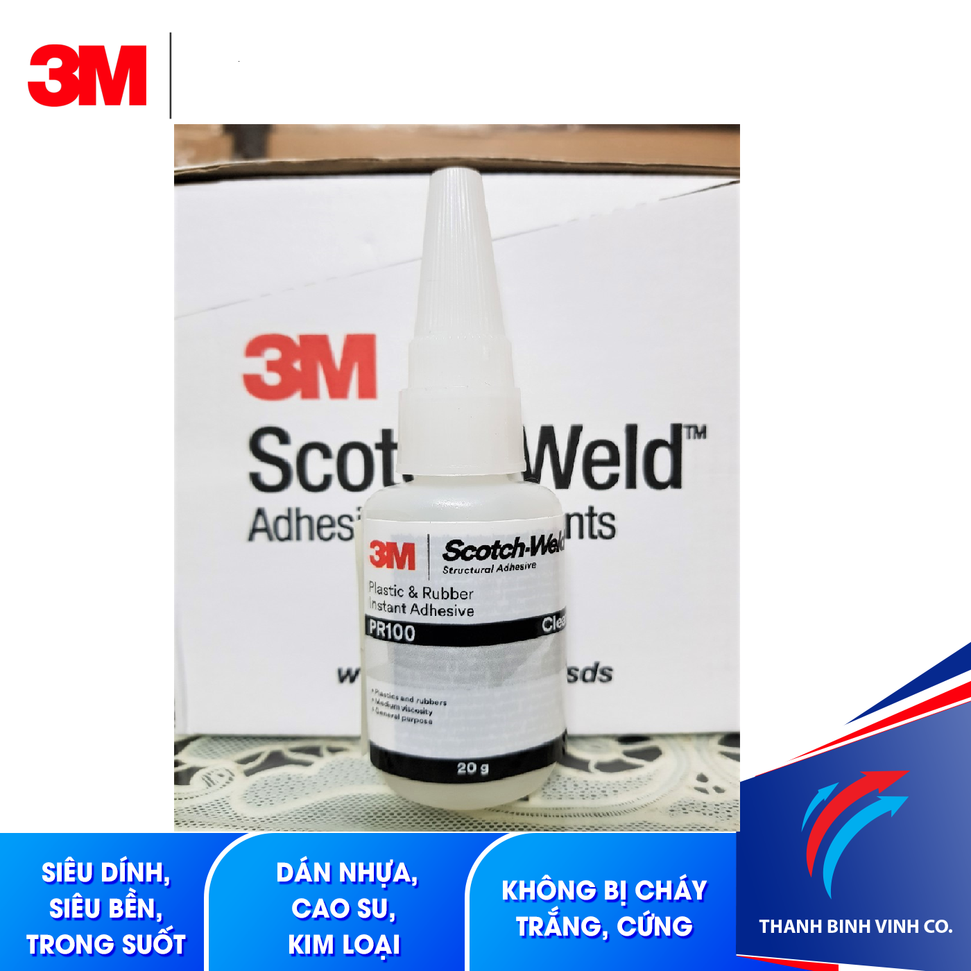 Keo Dán Đa Năng Siêu Dính Scotch - Weld 20G 3M Pr100