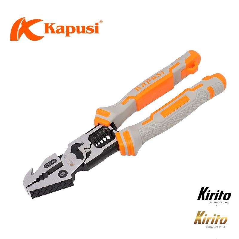 Kìm Đa Năng 9"/215mm CR-V K9021 – Kẹp, Cắt, Uốn, Tuốt Dây, Đóng Nhổ Đinh