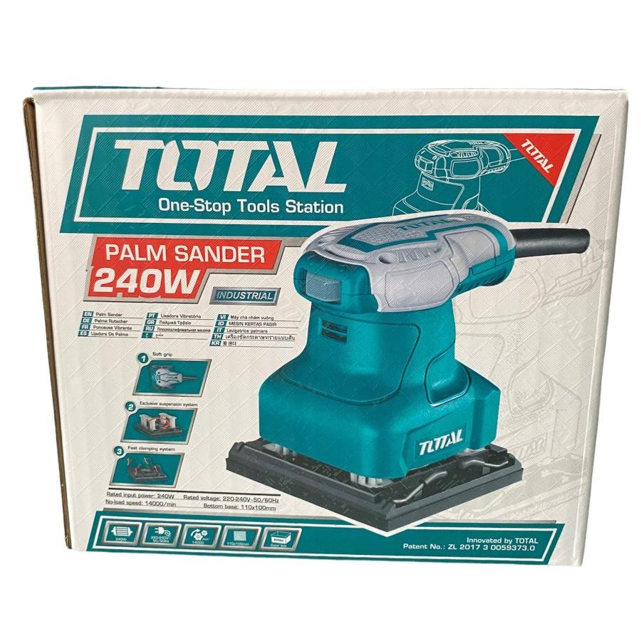 MÁY CHÀ NHÁM VUÔNG 240W TOTAL TF2241108 - HÀNG CHÍNH HÃNG