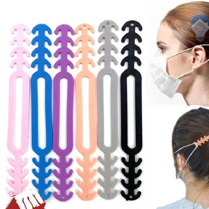 Dây đeo khẩu trang Sillicone O1 chống đau tai đen