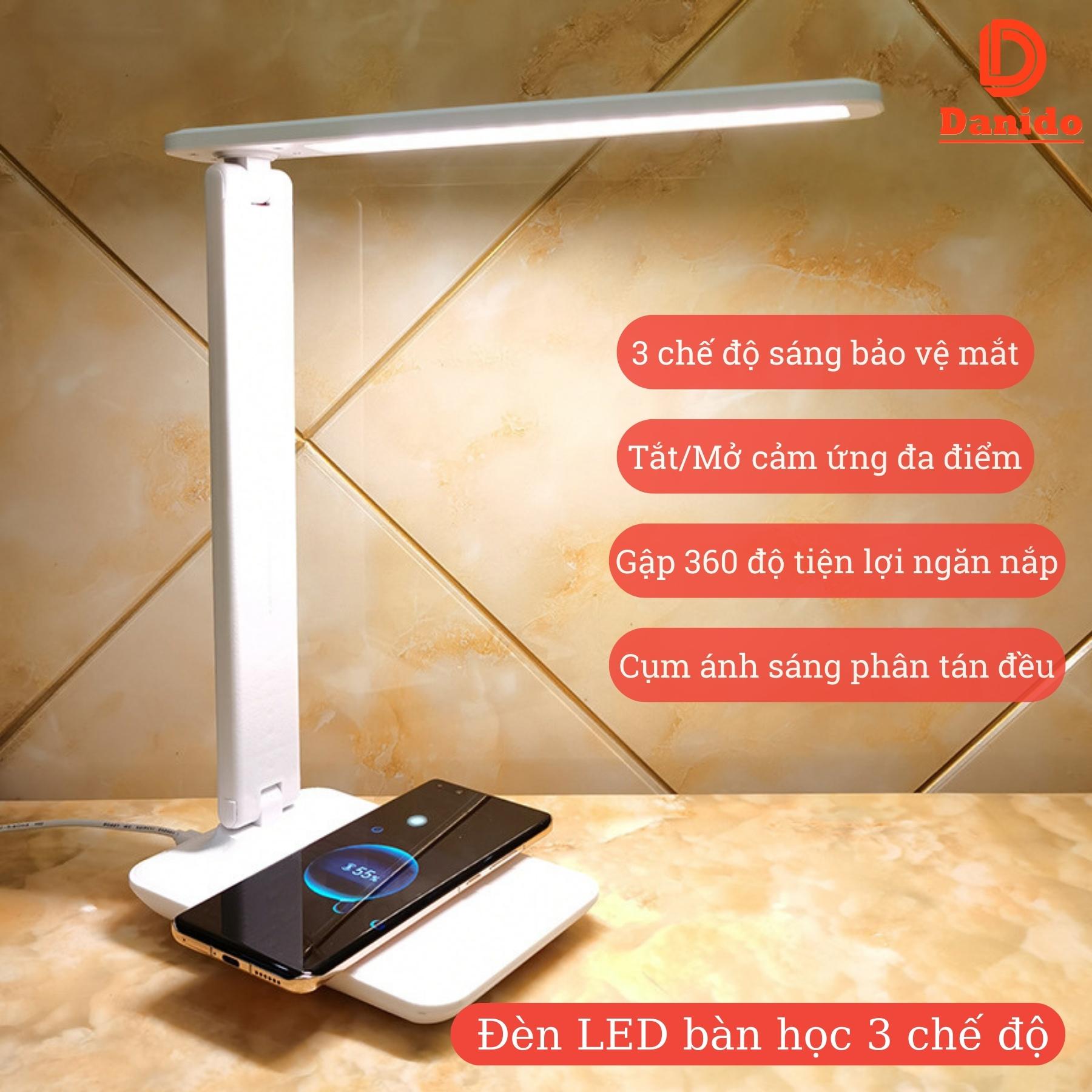 Đèn bàn học LED USB di động gấp gọn – Đèn LED 03 chế độ ánh sáng bảo vệ mắt chống cận - Chính hãng miDoctor