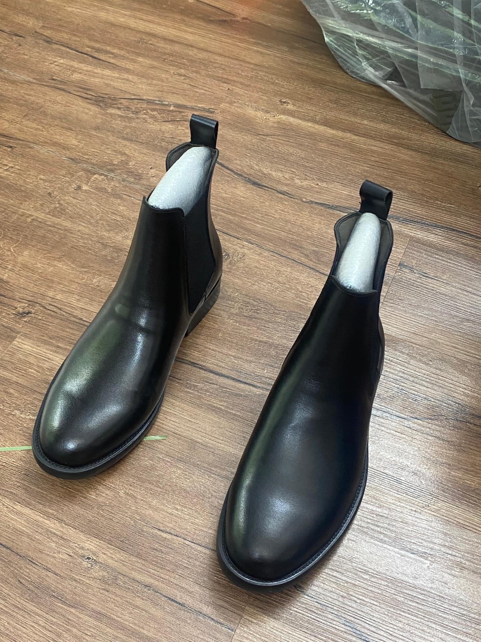 Chelsea Boot Nam Mũi Tròn Thời Trang